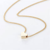 Gold Double-sided Love Pendant Necklace
