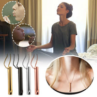 Adjustable Stainless Steel Breathing Necklace