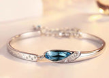 Blue Crystal Zircon Retro Bracelet