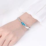 Blue Crystal Zircon Retro Bracelet