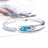 Blue Crystal Zircon Retro Bracelet