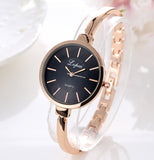 Rose Gold Women Bracelet Quartz Watch