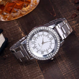 Rose Gold Luxury Rhinestone Quartz Ladies Watch