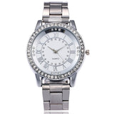 Rose Gold Luxury Rhinestone Quartz Ladies Watch