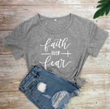 Faith Over Fear Religion T-Shirt