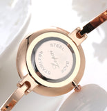 Rose Gold Women Bracelet Quartz Watch