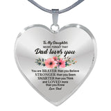 Mom And Daughter Heart Necklace