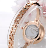 Rose Gold Women Bracelet Quartz Watch