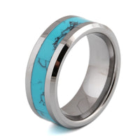 Blue Stone Carbide Ring