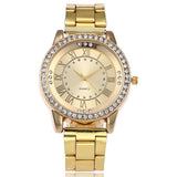 Rose Gold Luxury Rhinestone Quartz Ladies Watch