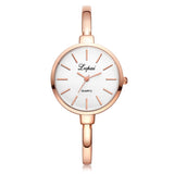 Rose Gold Women Bracelet Quartz Watch