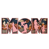 Mothers Day Fathers Day Wooden Craft Decor