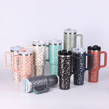 40oz Insulated Stainless Steel Spill Proof Vacuum Coffee Cup Tumbler With Lid