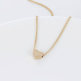 Gold Double-sided Love Pendant Necklace