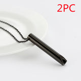 Adjustable Stainless Steel Breathing Necklace