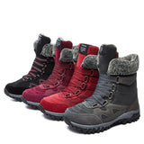 Waterproof Ankle Snow Boots Flat shoes