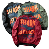 Winter Shark Print Hip Hop Jacket