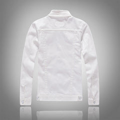 Men's Slim Denim Casual Jeans Jacket