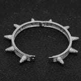 Men's Spikes Rivet Cone Stud Cuff Bracelets