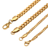 Stainless Steel Cuban Link Chain Necklace
