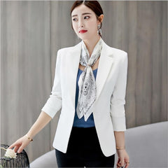 Lady Office Work Suit Pockets Jackets