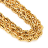 Stainless Steel Unisex Rope Chain