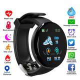Blood Pressure Round Waterproof Sport Smartwatch