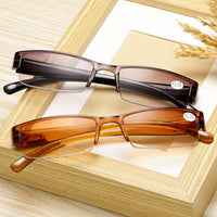 Square Reading Rimless Ultra-light Frameless Glasses