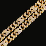 Mix Color Cuban Link Chains Necklace