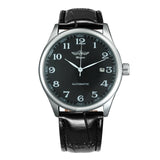 Leather Strap Mechanical Wrist Watches
