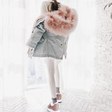 Warm Fur Plush Lady Casual Shoes