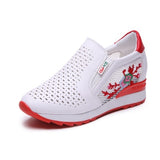 Summer Spring Slip on Flower Mixed Colors Hollow Sneakers