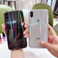 Rainbow Laser Case For iPhone X XR XS Max 11 11 Pro Max 6 6s 7 8