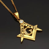 Classic Freemason Men's Pendants Necklace