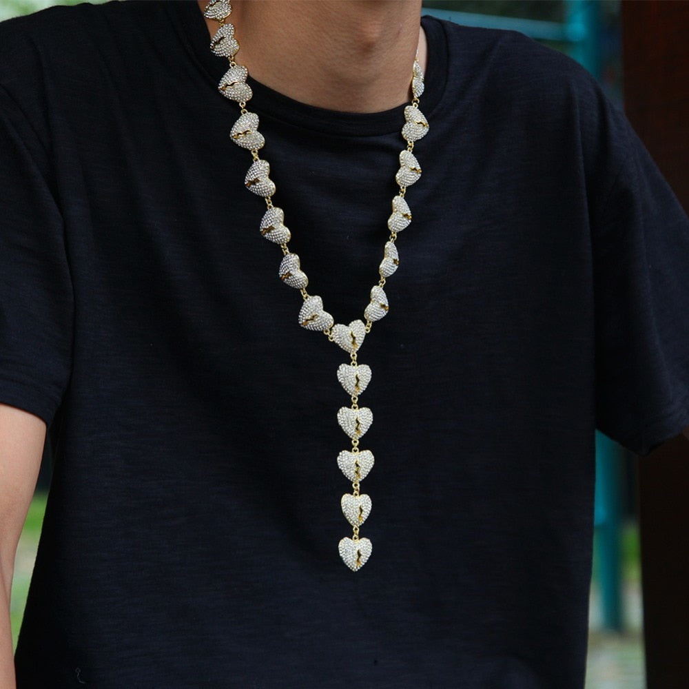 Men's Heartbreak Chain Pendant Necklace