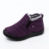 Warm Plush Fur Ankle Waterproof Ultralight Shoes