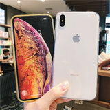 Candy Color TPU Silicone Back Cover For iPhone