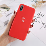 Colorful Love Heart Phone Cases