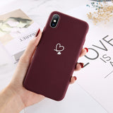 Colorful Love Heart Phone Cases