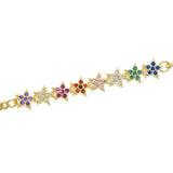 Sweet Magic Rainbow Flowers Bracelets