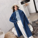 Women Winter Faux Fur Warm Long Coat