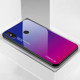 Gradient Tempered Glass Phone Cases
