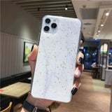 Gold Foil Bling Marble Soft TPU Phone Case