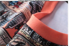 Men Hip Hop Pullover Print Sweatshirt