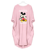 5XL Large Women's Mouse Printed Dress