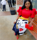 Women Fashion Gorgeous Beauty Printed Skirt