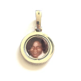 Spinning Custom picture pendant Necklace
