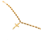 Stainless Steel Rosary Cross Jesus Bracelet
