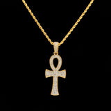 Egyptian Cross Luxury Pendant Necklace