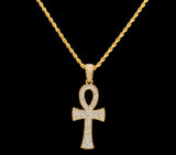 Egyptian Cross Luxury Pendant Necklace